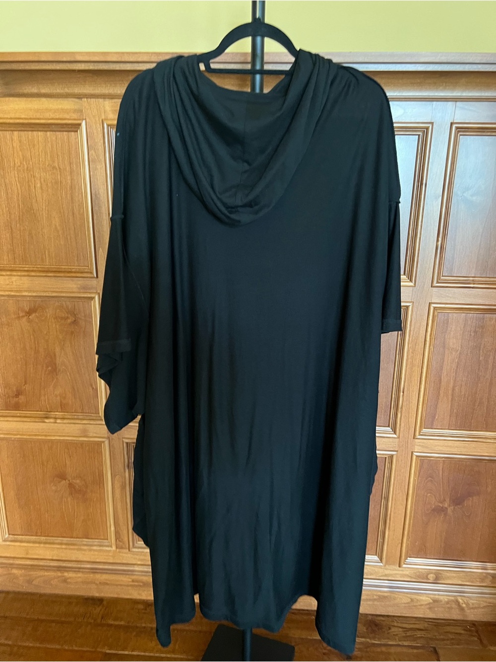 Yohji Yamamoto Jersey Jumbo Shirt with Hood Splash Pattern Black Size 3 (M/L) - Picture 13 of 16